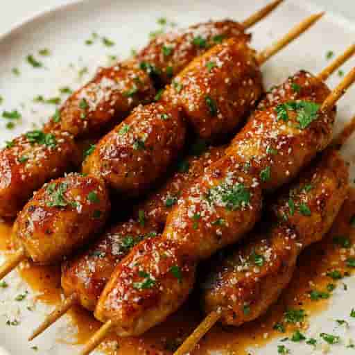 Air Fryer Chicken Skewers 🔥 with Garlic Butter Bliss Image