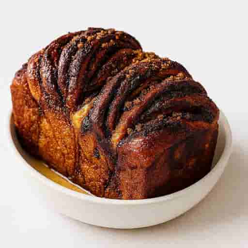 Almond Chocolate Babka with Orange Syrup