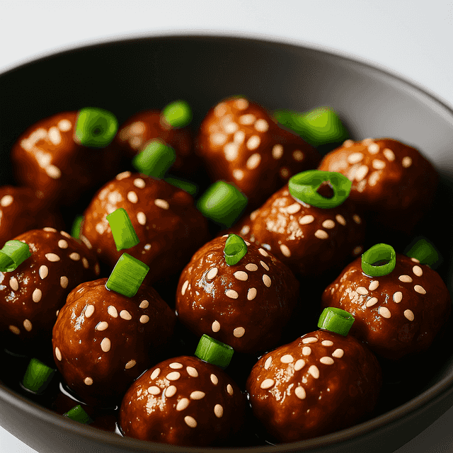 Asian Style Meatballs Image