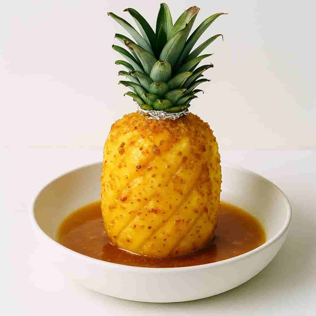 Image of Baked Pineapple with Bergamot