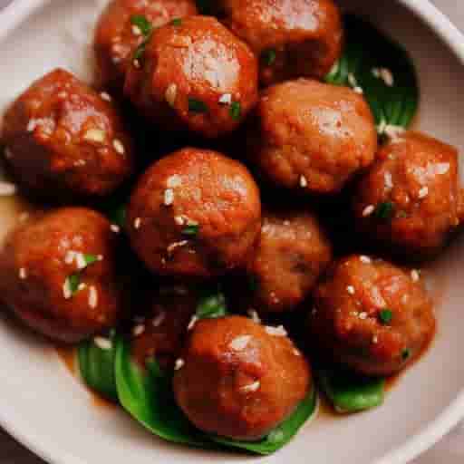 Bun Cha Vietnamese Meatballs Image