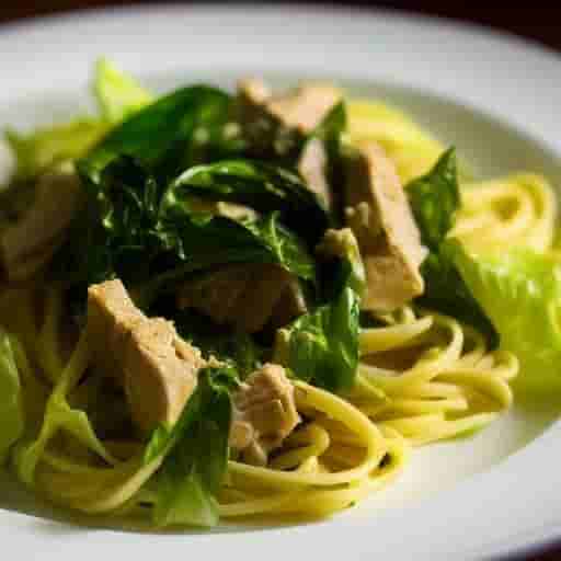 Butter Miso Tuna and Cabbage Pasta
