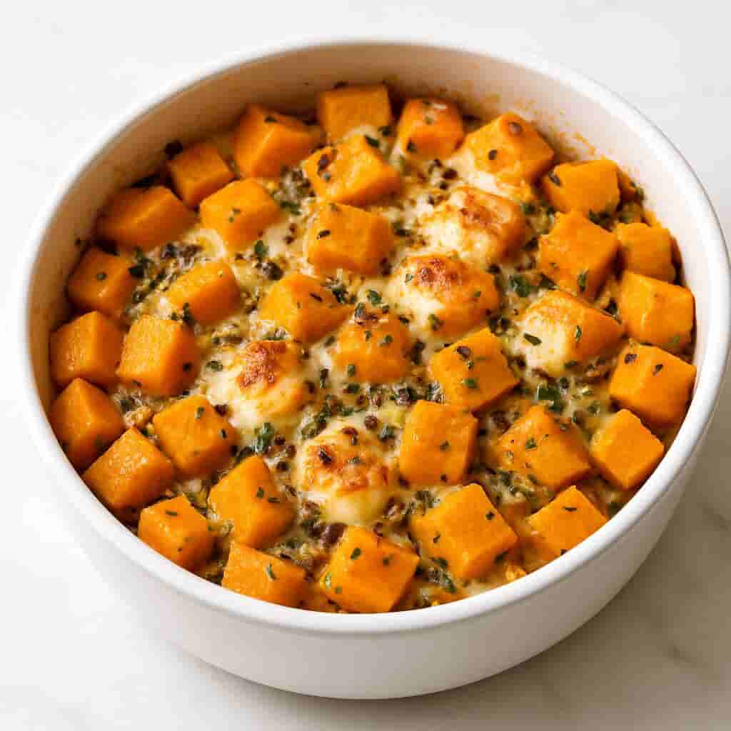 Image of Butternut Squash and Mozzarella Bake