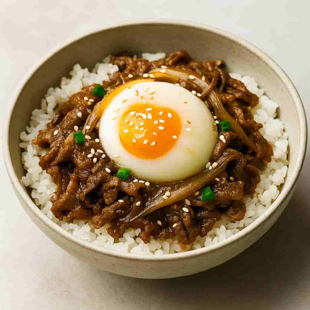 Ultimate Beef Gyudon with Onsen Egg (Chef RV Style)