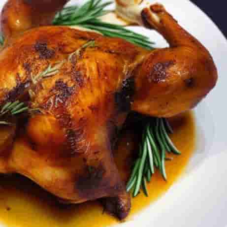 Chef RV's Garlic Roast Chicken