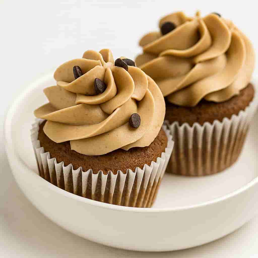 Mocha Cupcakes with Stable Mocha Buttercream