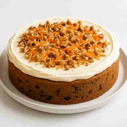 Image of Moist Whole Wheat Carrot Cake with Cream Cheese Frosting