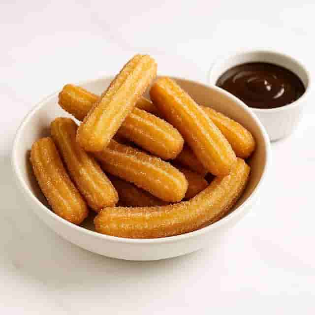 Churros with Chocolate Sauce Image
