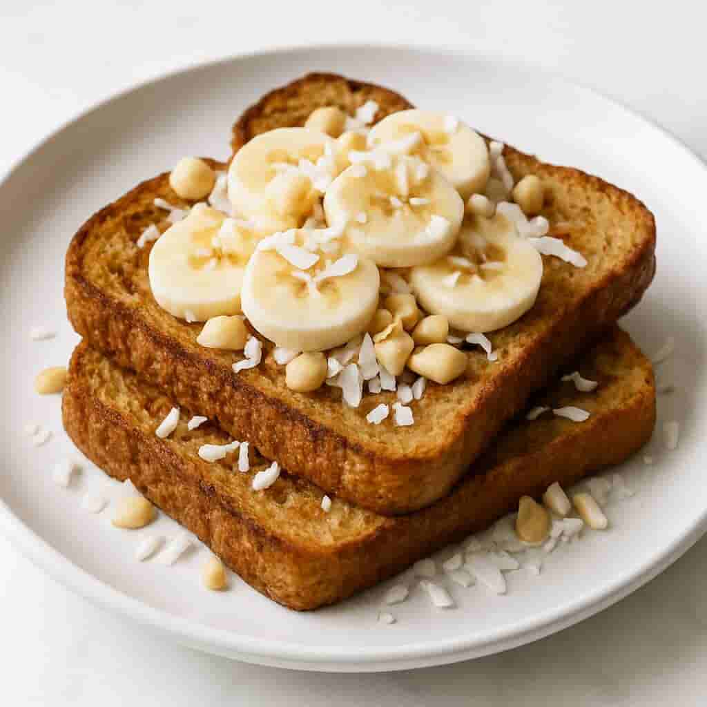 Coconut and Macadamia French Toast