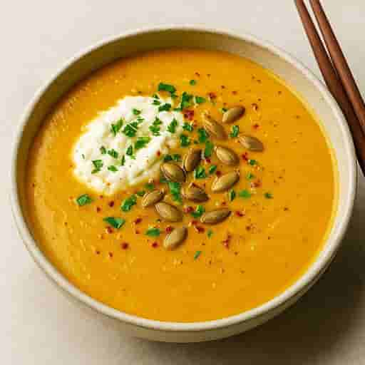 Creamy Butternut Squash Soup—19g Protein Per Bowl
