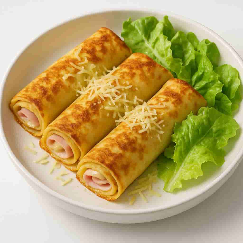 Category image for Crêpes au Jambon et Béchamel, Salade Verte