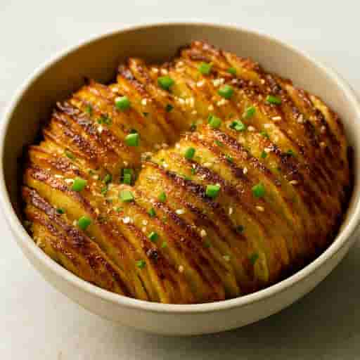 Crispy Vertical Potato Bake 🥔🔥 (Show-Stopping Side Dish)