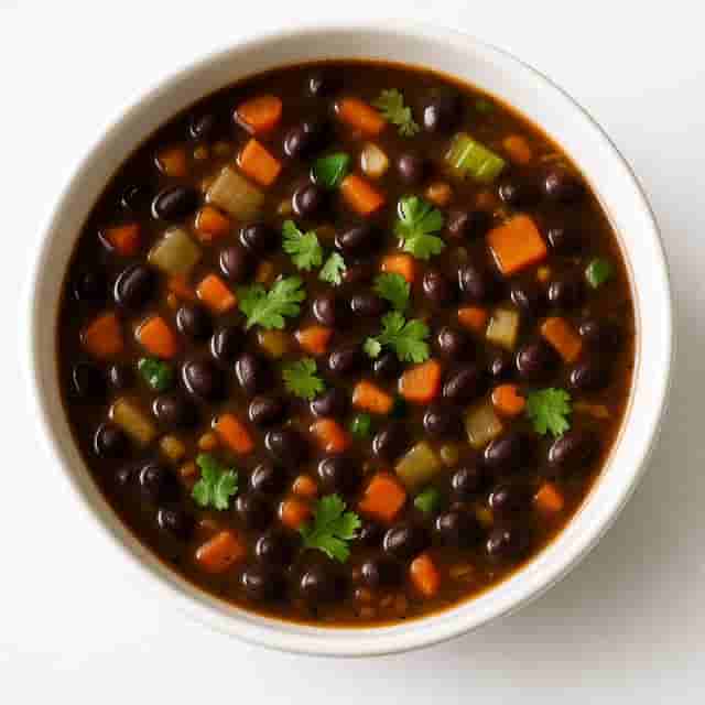 Cumin-Spiked Black Bean Soup Image