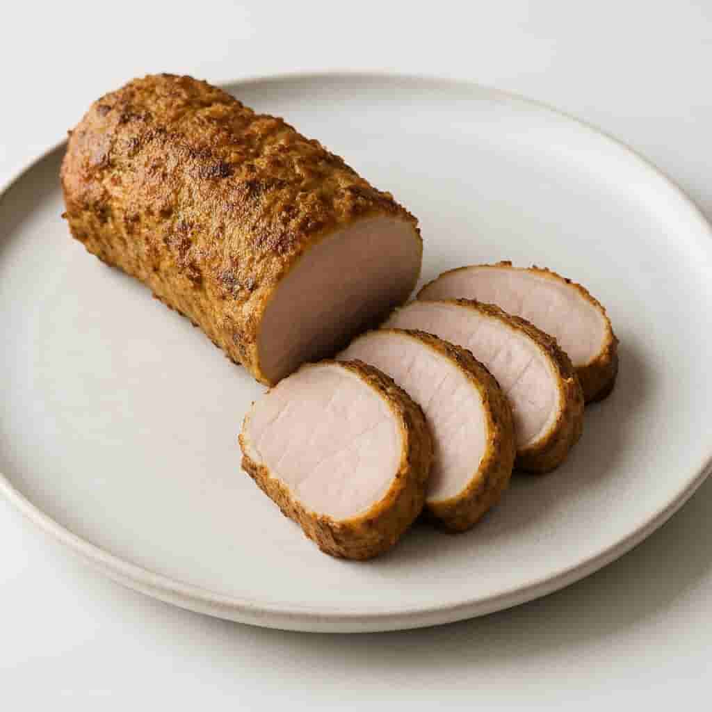 Dijon and Sage-Coated Pork Tenderloin