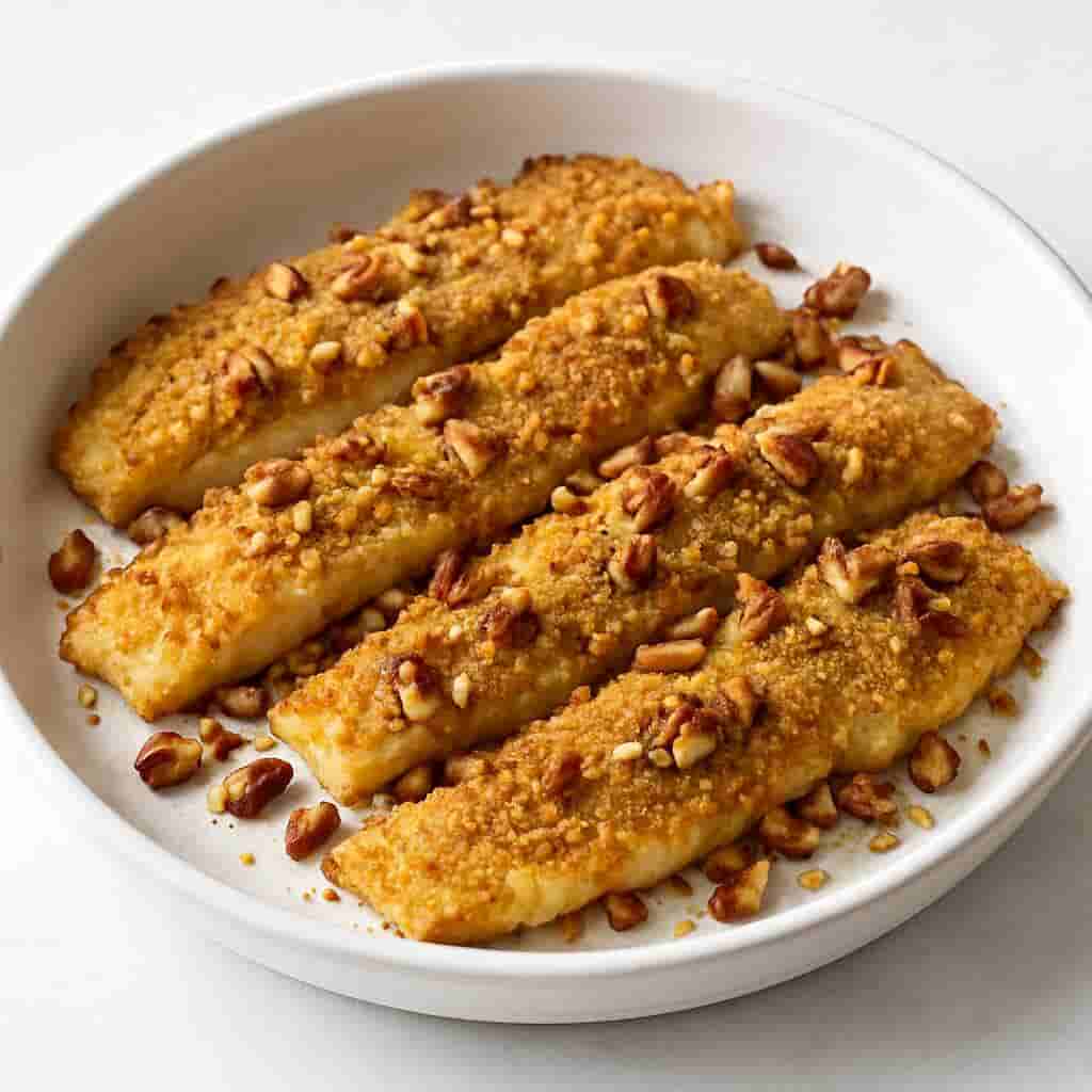 Graham Cracker-Crusted Tilapia