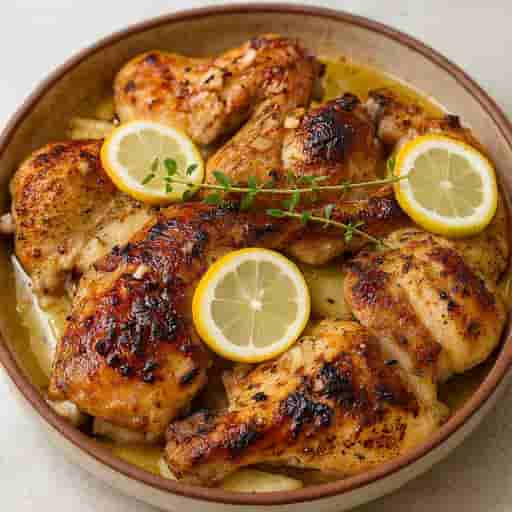 Crispy Greek Lemon Chicken & Potatoes 🇬🇷✨