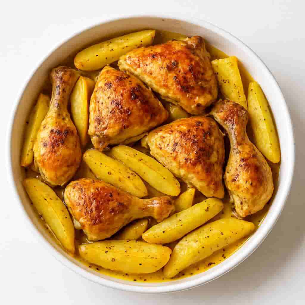 Greek Lemon Chicken with Potatoes