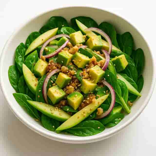 Green Mango & Avocado Salad with Bagoong Vinaigrette Image