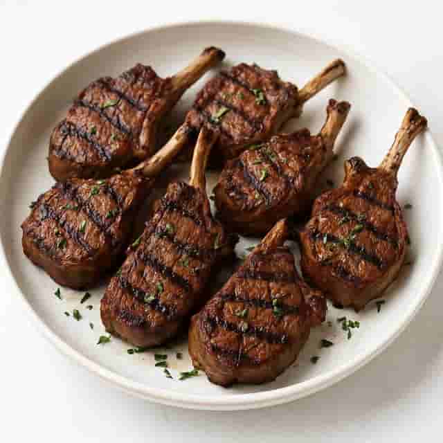 Grilled Rosemary Lamb Chops Image