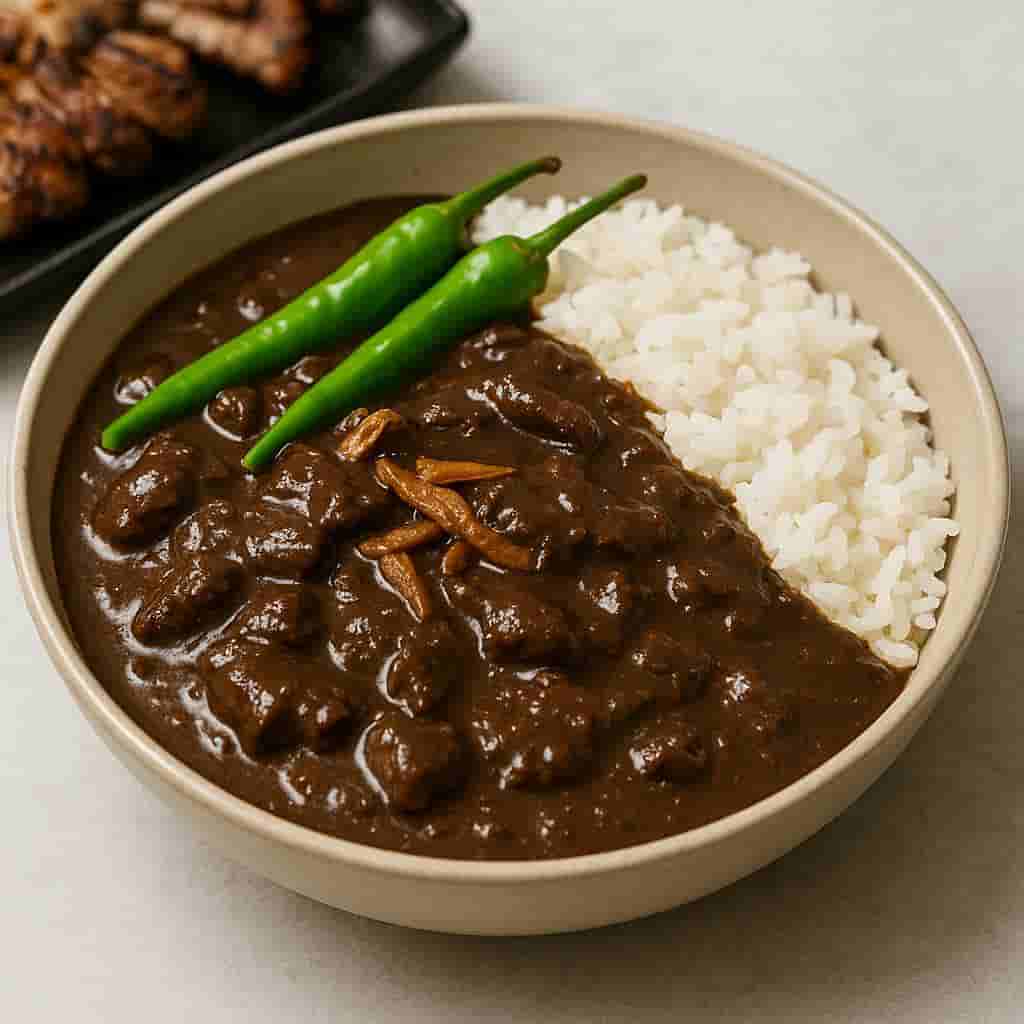 The Richest Dinuguan You’ll Ever Try — Charcoal-Grilled Pork Blood Stew with Coconut Cream