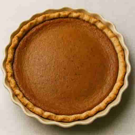 Homemade Pumpkin Pie with Real Pumpkin Purée