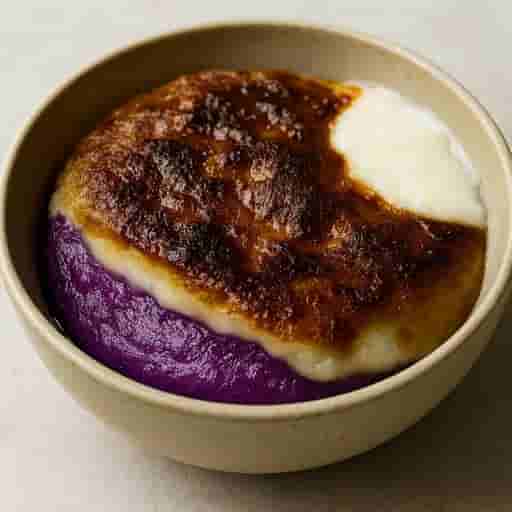Inutak – Creamy Ube Coconut Rice Cake with Caramel Top Image