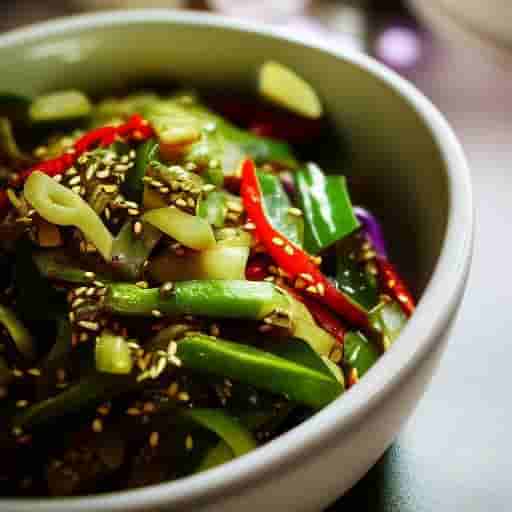 Korean Green Pepper Muchim