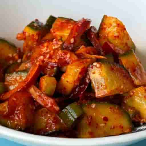 Korean Spicy Cucumber Salad