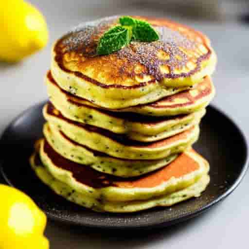 Lemon Poppy Seed Pancakes