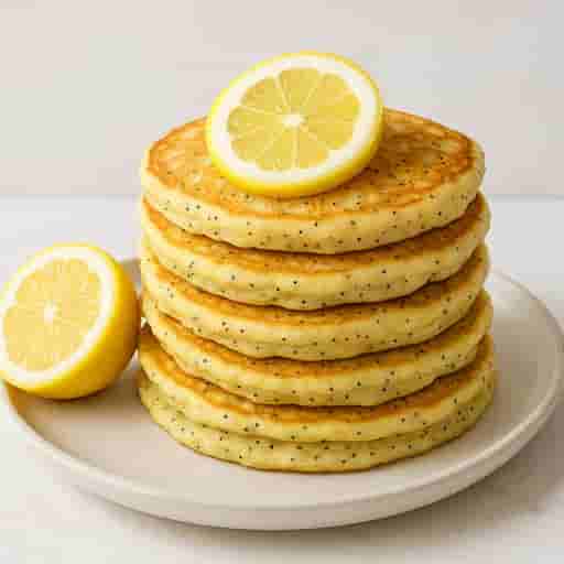 Lemon Poppy Seed Pancakes