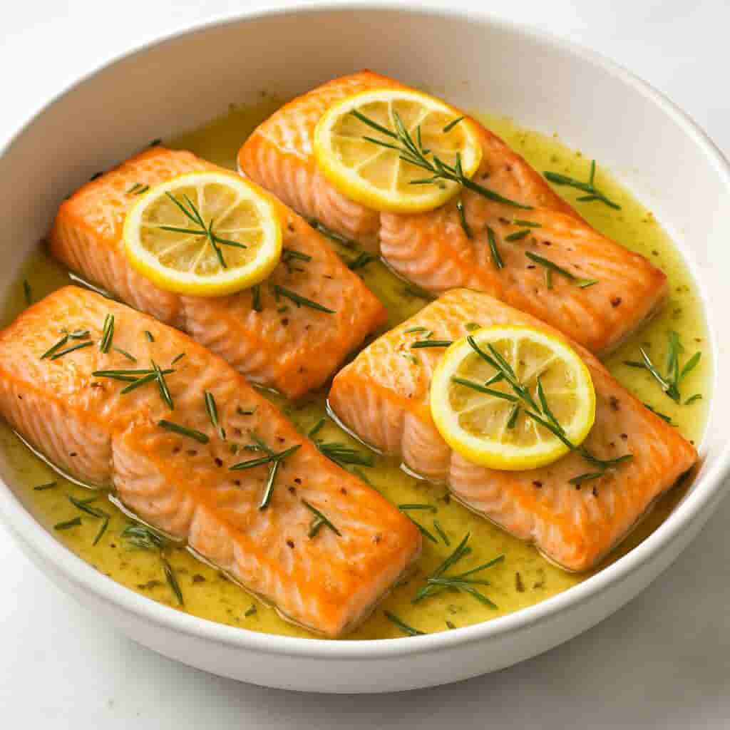 Lemon-Rosemary Salmon Steaks