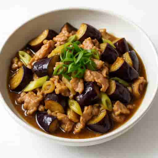 Miso Pork and Aubergine Stir Fry