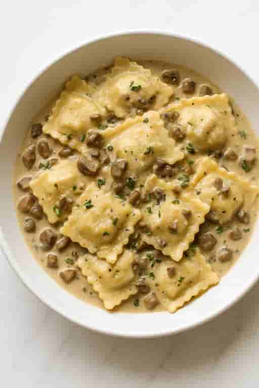 Mushroom Marsala Cream Pasta