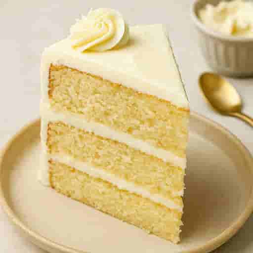 Perfected Soft Vanilla Cake (Bakery Style Crumb)