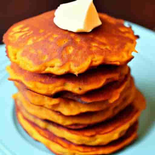 Perfectly Fluffy Sweet Potato Pancakes