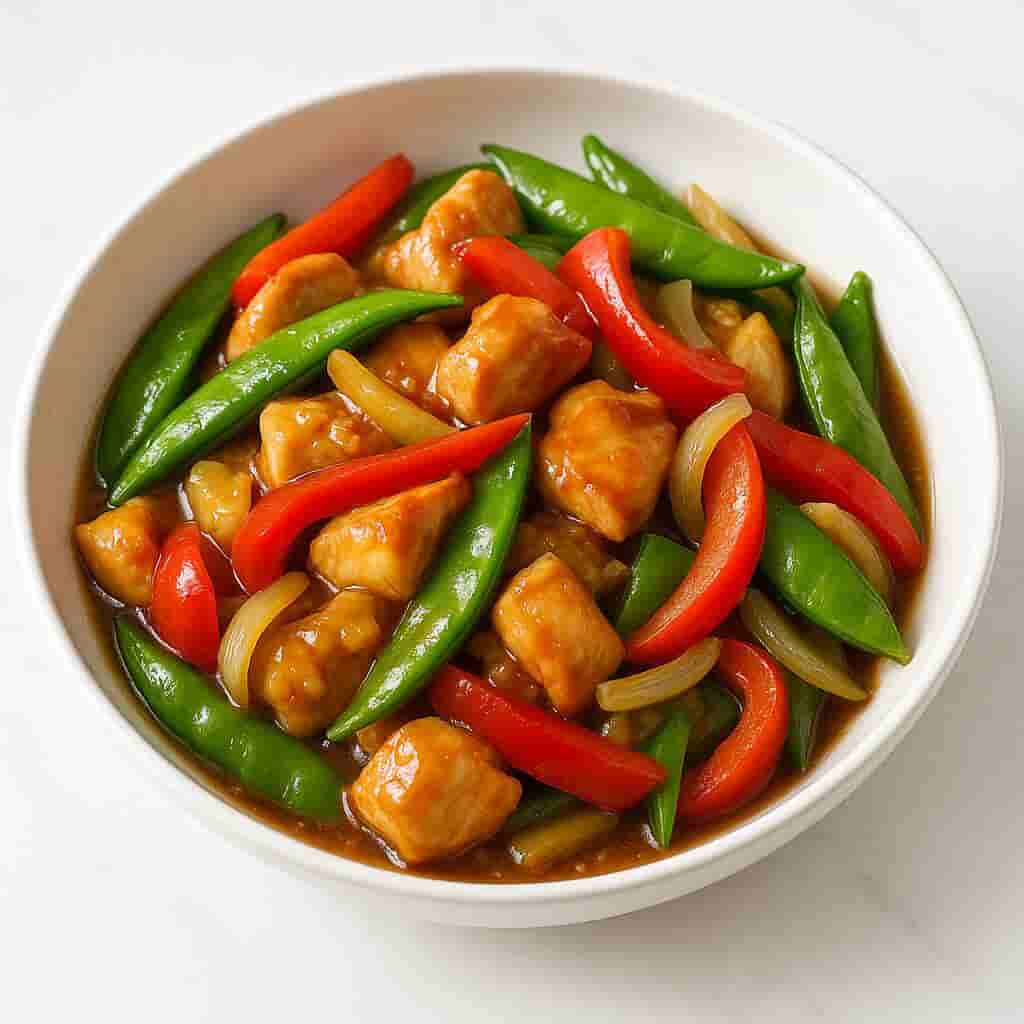 Pineapple-Soy Stir-Fried Chicken