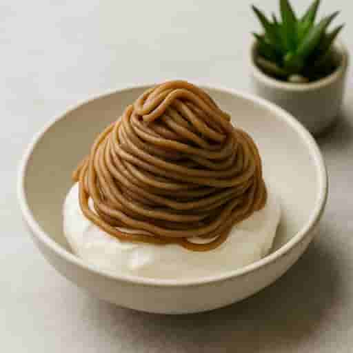 Pure Chestnut Mont Blanc Cream — No Dairy, No Booze Image