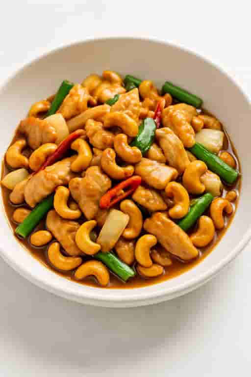 Quick Thai Cashew Chicken Stir Fry