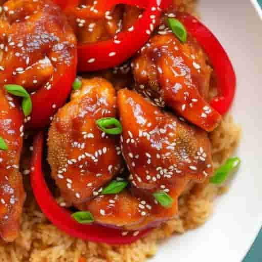 Sesame Chicken with Sticky Sauce