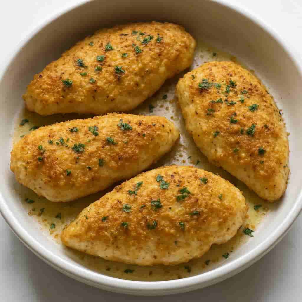 Simple Italian Parmesan Chicken
