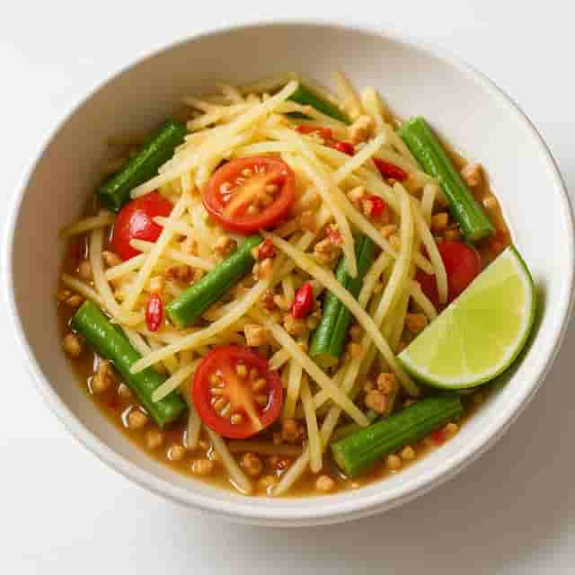 Thai Papaya Salad (Som Tum) Image