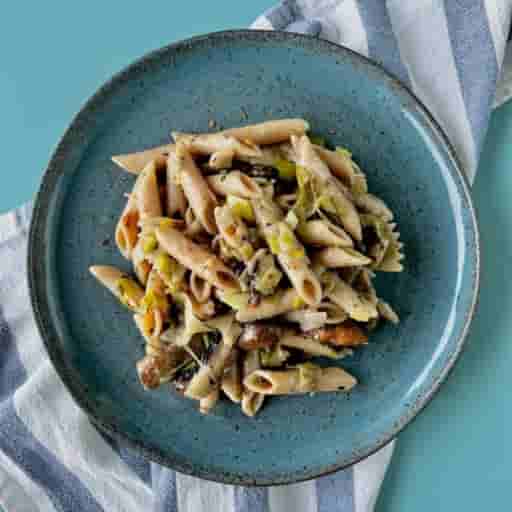 The Perfect Leek and Mushroom Pasta