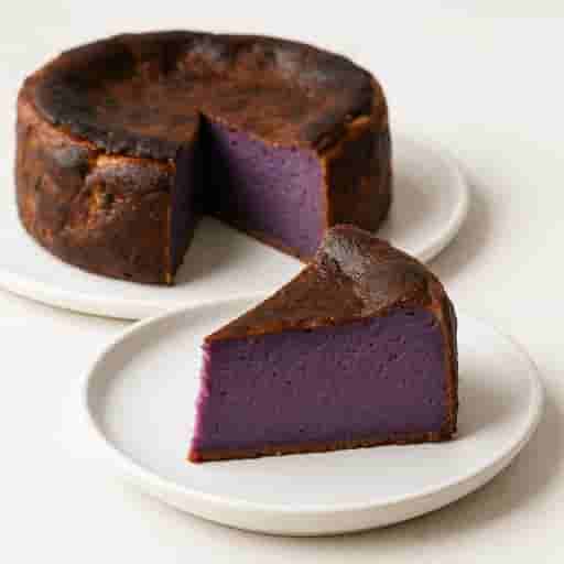 Ube Basque Cheesecake