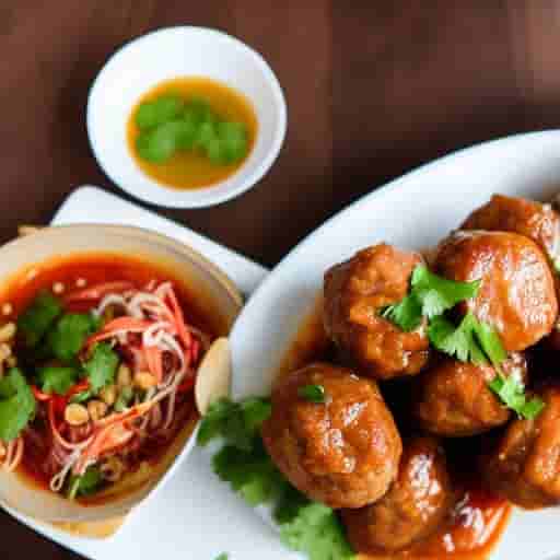 Vietnamese Meatballs Xiu Mai