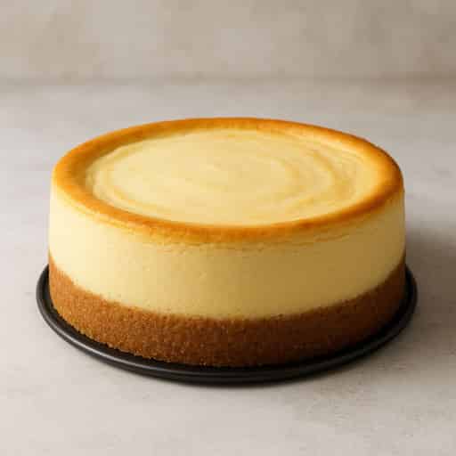 Baked Cheesecake with Graham Crust