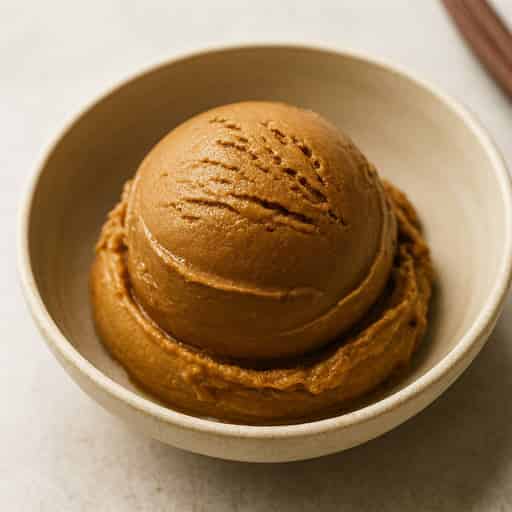 Black Coffee Ice Cream with Deep Roasted Flavor