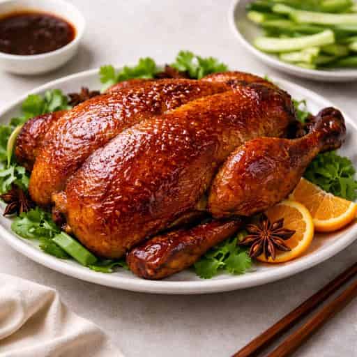 Chinese-Style Crispy Roast Duck (Extra Crisp Skin, Juicy Meat)