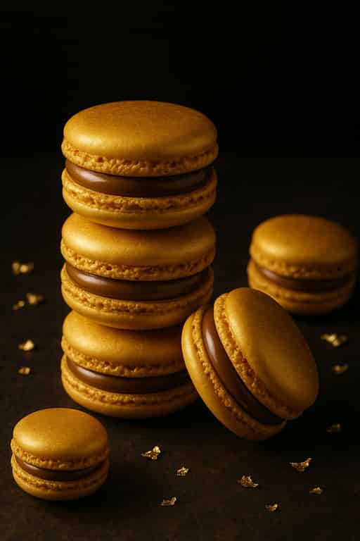 Chocolate and Single Malt Whisky Macarons