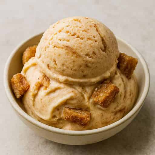 Churro Ice Cream with Cinnamon Sugar Crunch