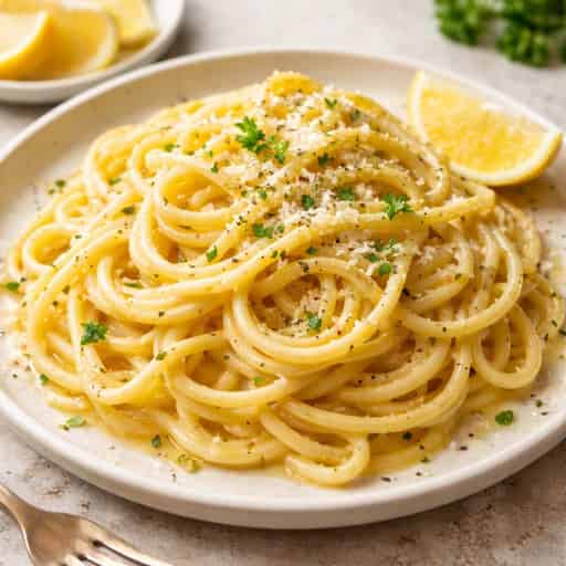 Creamiest Butter Pasta With Lemon